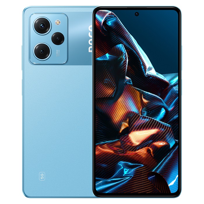 Смартфон Xiaomi Poco X5 Pro 5G 8/256Gb голубой RU - фото №1