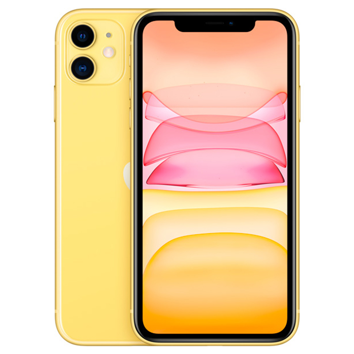 Смартфон Apple iPhone 11 64Gb желтый Global Slimbox - фото №1