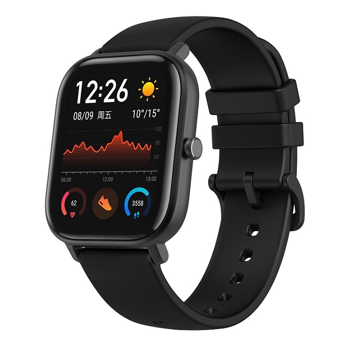 Смарт-часы Xiaomi Amazfit GTS черный - фото №1
