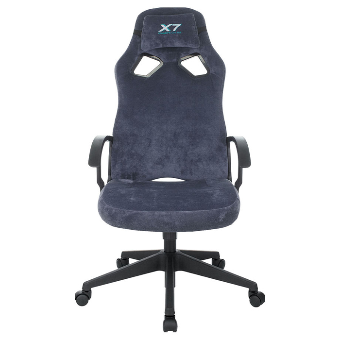 Компьютерное кресло A4Tech X7 GG-1400 игровое, синее - фото №1