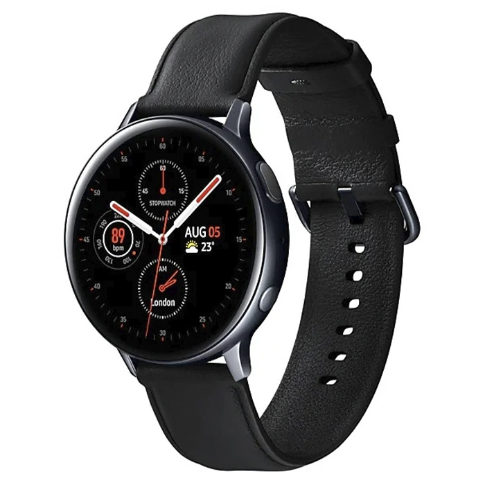 Смарт-часы Samsung Galaxy Watch Active2 сталь 44 мм черные - фото №1