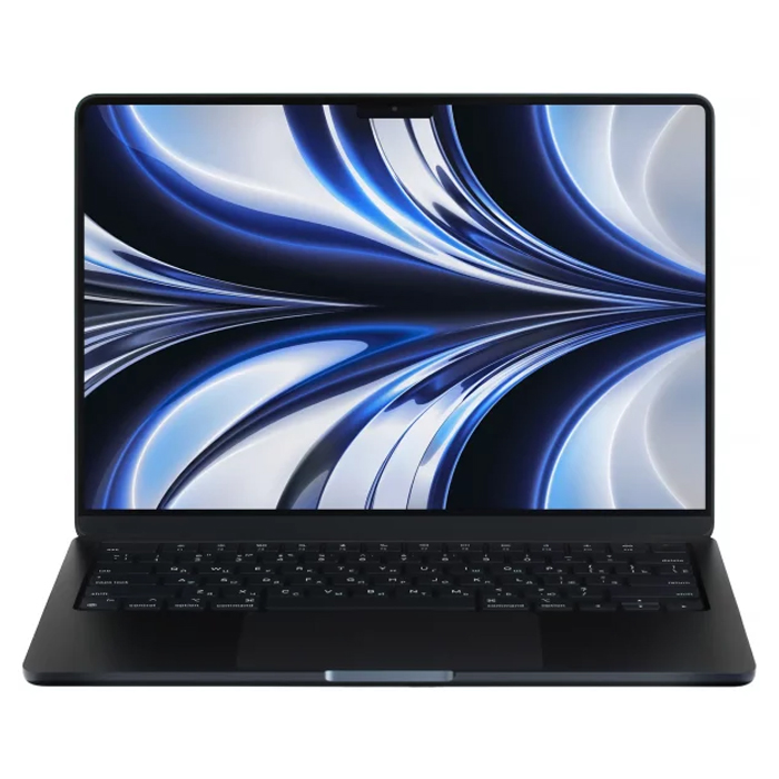 Ноутбук Apple MacBook Air 13 2022 MLY33, Apple M2/8Gb/SSD256Gb/M2 8-Core/13.6" 2K/macOS/полуночный черный - фото №1