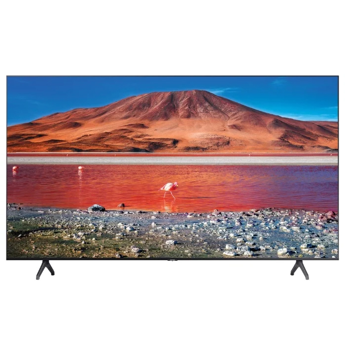 Телевизор ЖК 65" Samsung UE65TU7100U (2020), 3840x2160 100Hz Smart TV Wi-Fi серый - фото №1