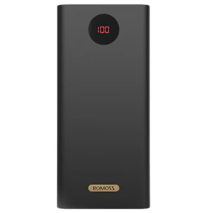 Универсальный внешний аккумулятор Romoss PEA60, 60000mAh 3хUSB черный - фото №1