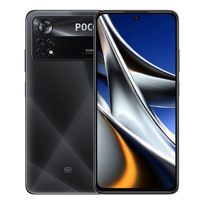 Смартфон Xiaomi Poco X4 Pro 5G 6/128Gb лазерный черный RU - фото №1
