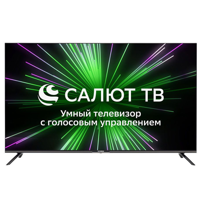 Телевизор ЖК 50" Hyundai H-LED50BU7000, 3840x2160 LED Smart TV Wi-Fi черный - фото №1