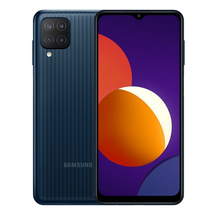 Смартфон Samsung Galaxy M12 3/32Gb черный RU - фото №1