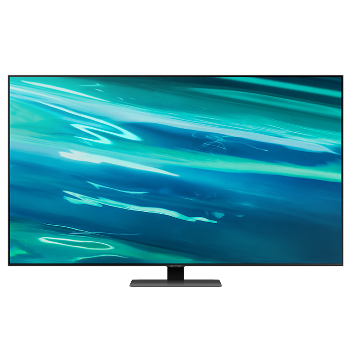 Телевизор QLED 65" Samsung QE65Q80AAUXRU, 3840x2160 LED 120Hz Smart TV Wi-Fi черный - фото №1