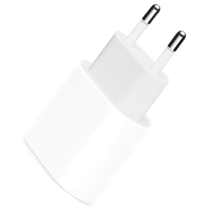 Сетевое зарядное устройство 20Вт Apple Power Adapter Type-C, белое - фото №1