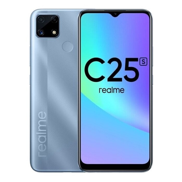 Смартфон Realme C25s 4/128Gb голубой RU - фото №1