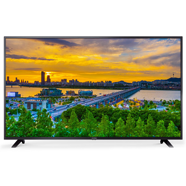 Телевизор ЖК 55" Hyundai H-LED55U602BS2S, 3840x2160 Smart TV Wi-Fi черный - фото №1