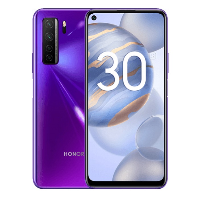 Смартфон Honor 30s 6/128Gb неоновый фиолетовый RU - фото №1