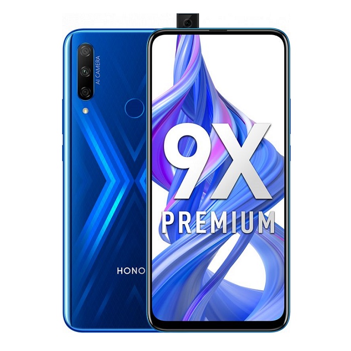 Смартфон Honor 9X Premium 6/128Gb сапфировый синий RU - фото №1