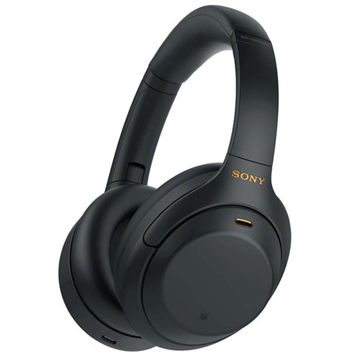 Наушники с микрофоном беспроводные Sony WH-1000XM4 black, Bluetooth - фото №1