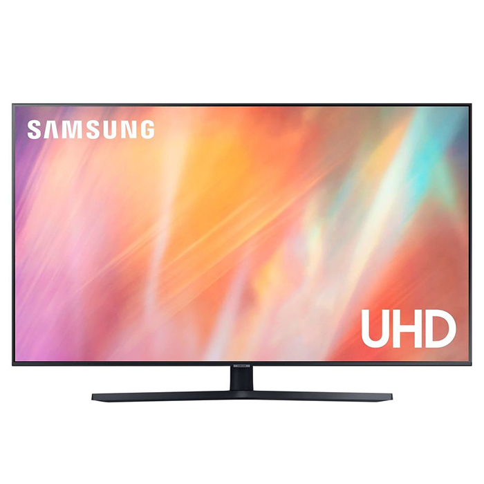Телевизор ЖК 50" Samsung UE50AU7570UXRU, 3840x2160 LED Smart TV Wi-Fi серый титан - фото №1