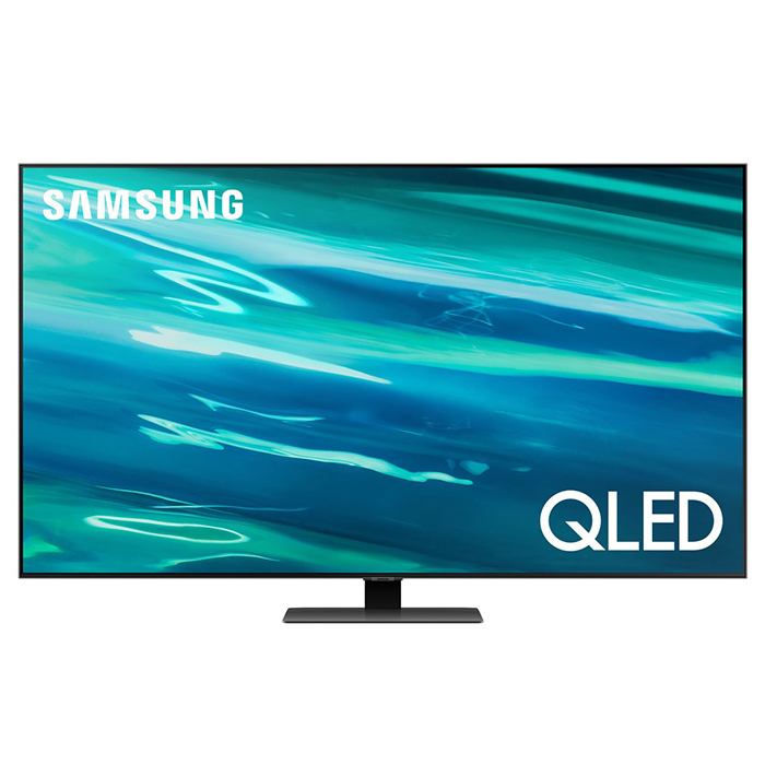 Телевизор QLED 50" Samsung QE50Q80AAUXRU, 3840x2160 LED Smart TV Wi-Fi черный - фото №1