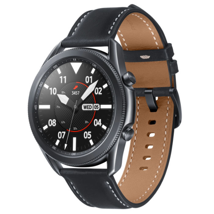 Смарт-часы Samsung Galaxy Watch3 45мм LTE черный - фото №1