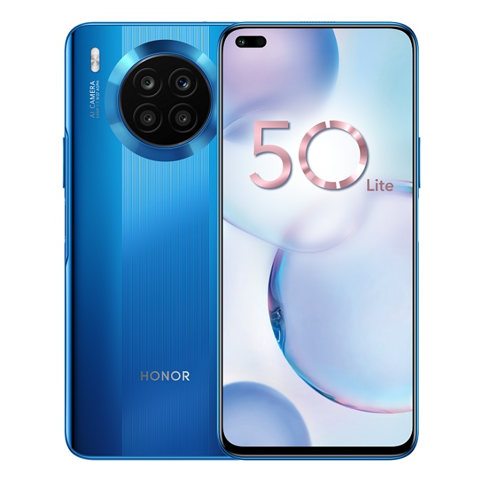Смартфон Honor 50 Lite 6/128Gb насыщенный синий RU - фото №1