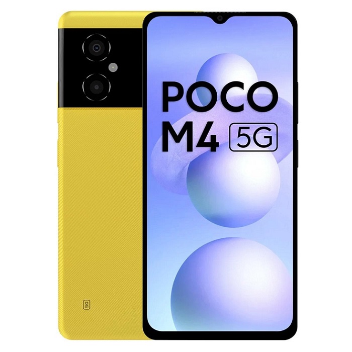 Смартфон Xiaomi Poco M4 5G 4/64Gb NFC желтый RU - фото №1