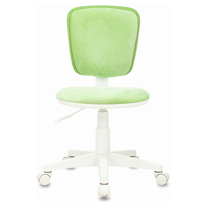 Компьютерное кресло Бюрократ CH-W204NX детское, светло-зеленое Velvet 81 - фото №1