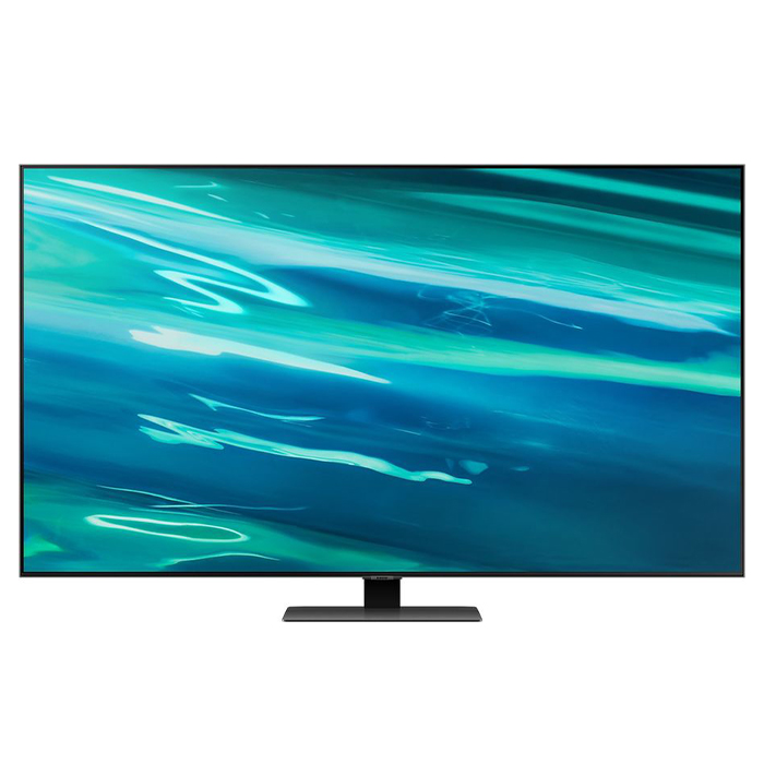 Телевизор QLED 75" Samsung QE75Q80AAUXCE, 3840x2160 LED 120Hz Smart TV Wi-Fi черный - фото №1