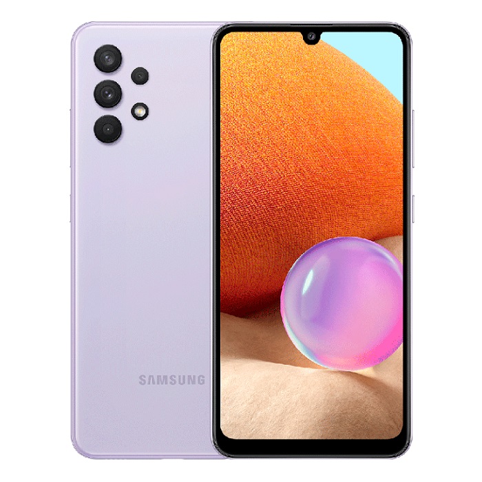 Смартфон Samsung Galaxy A32 4/128Gb фиолетовый RU - фото №1