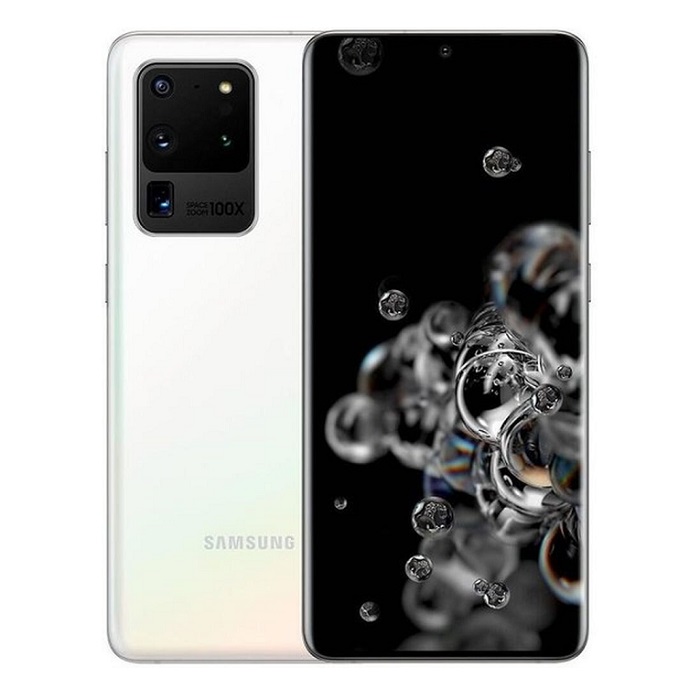 Смартфон Samsung Galaxy S20 Ultra 5G 12/128Gb белый - фото №1