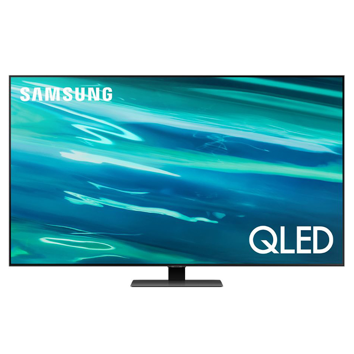 Телевизор QLED 65" Samsung QE65Q80AAUXCE, 3840x2160 LED Smart TV Wi-Fi черный - фото №1